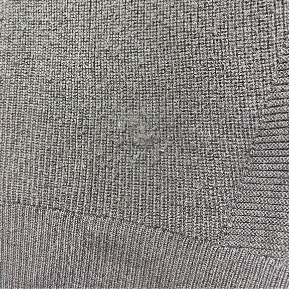 Athleta Black Hanover Knit V Neck Sweater Size XS - Picture 7 of 10